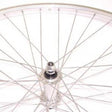 Voorwiel 28 sp. alu zilver sp13 trek basic aluminium naaf v.as