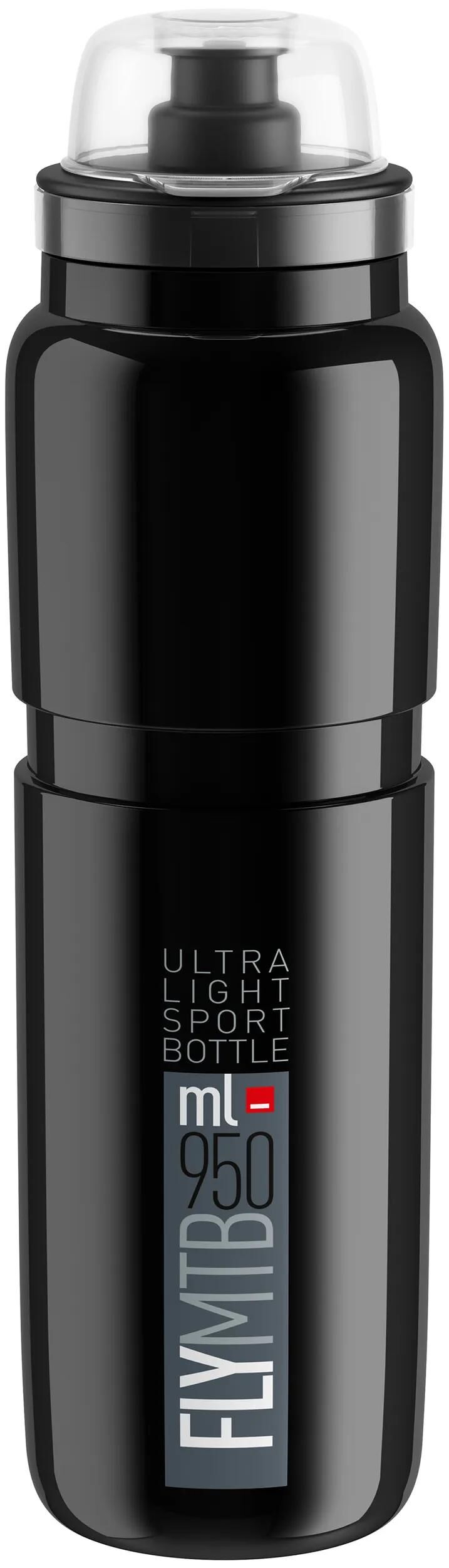 Elite bidon fly mtb bottle fly mtb 950ml black grey