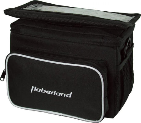 Haberland stuurtas classic handlebar bags classic, 6l, black