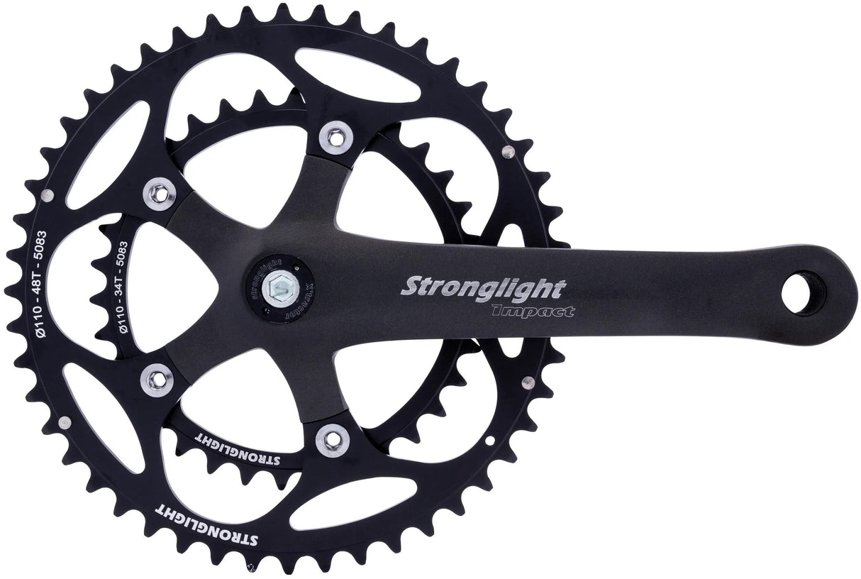 Stronglight crankstel impact compact crankset strongl.impact compact 34 48t 170mm