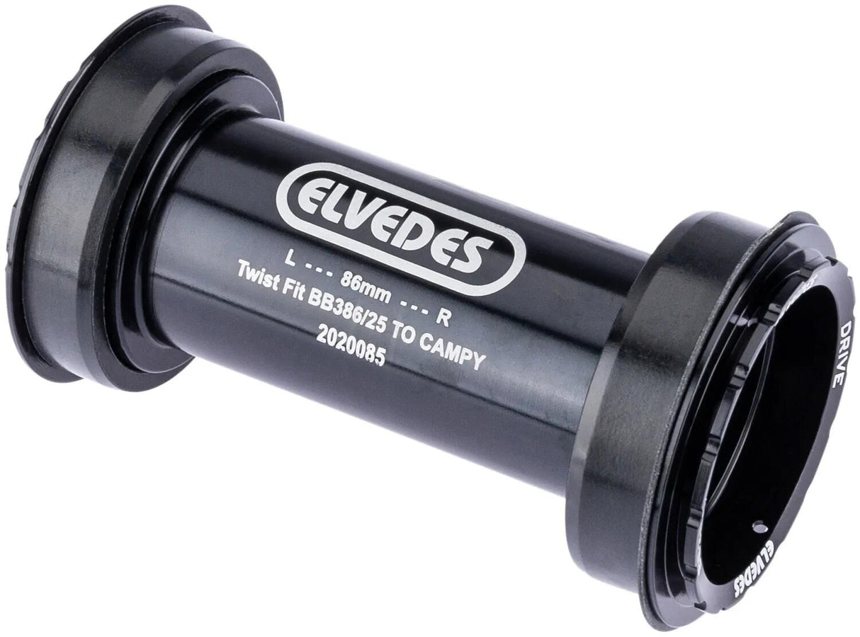 Twist fit trapas Elvedes voor BB386 Campagnolo Ultra Torque zonder lagers 46 x 86 mm
