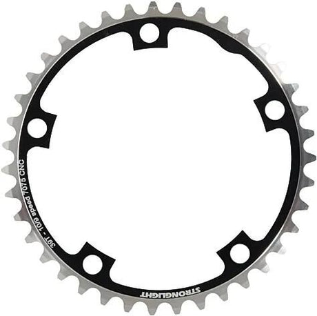 Stronglight kettingblad type s 7075 t6 chainring 7075t6 black 130 mm lochkr. 39z.