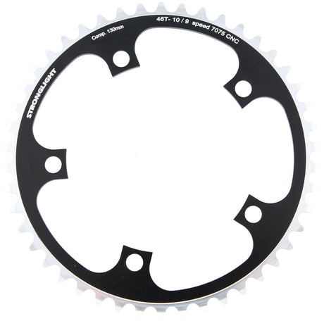 Stronglight kettingblad type s 7075 t6 chainring 7075t6 black 130 mm lochkr. 46z.