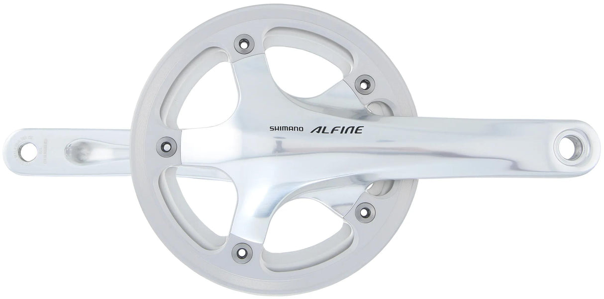 Shimano crankstel alfine fc-s501 crankset shim.alfi.fcs501 45t.170mm ht2 1sp sil