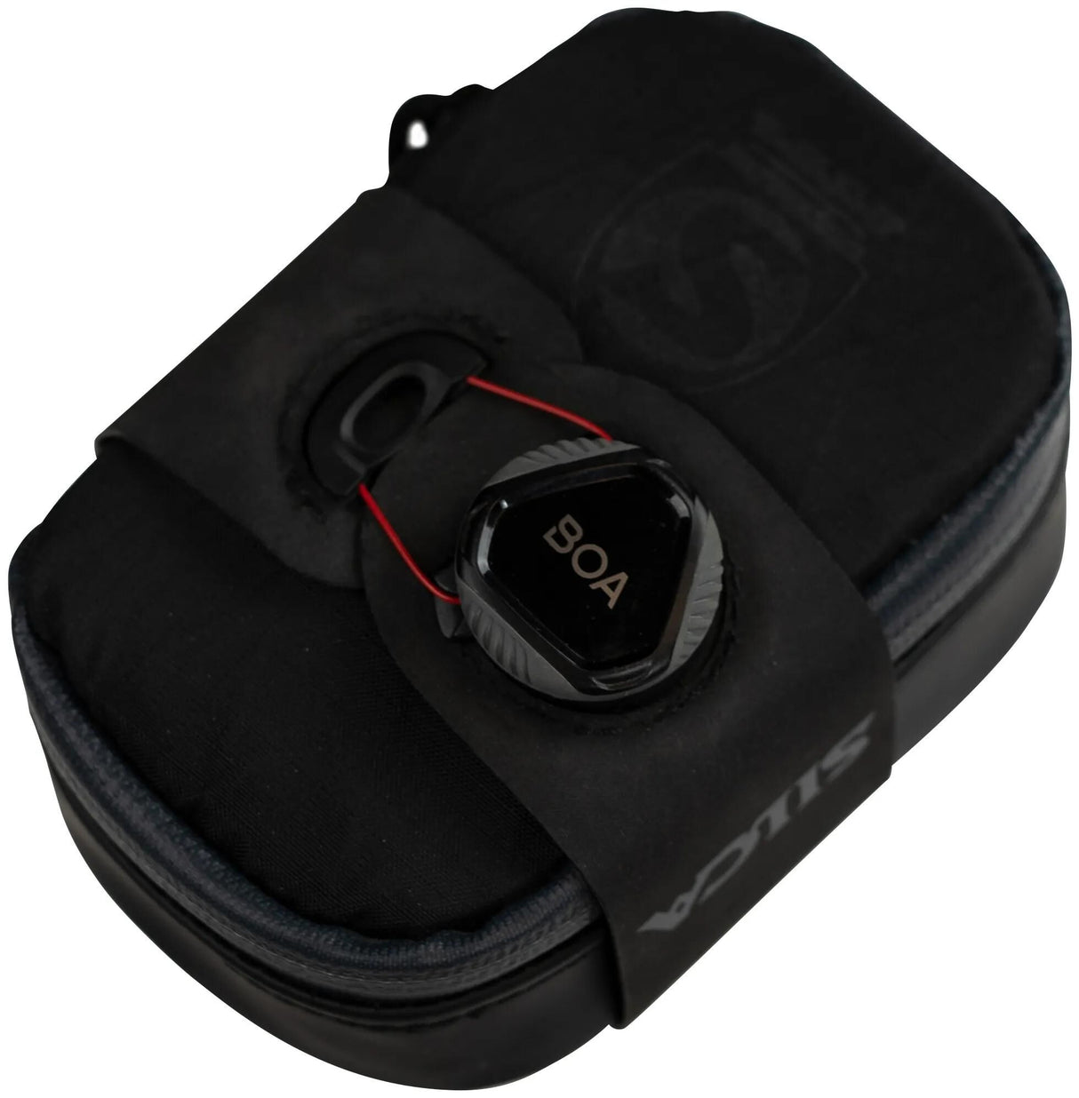 Silca zadeltas mattone saddle bag mattone black red