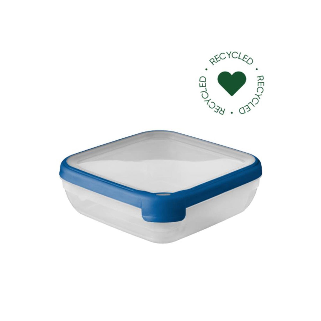 Curver grand chef vershoudbak vierkant 1.6l transparant donkerblauw