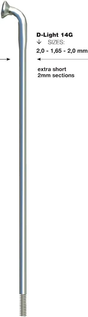 Sapim spaak d-light spoke d-loght sst db 2x1,65x264mm b