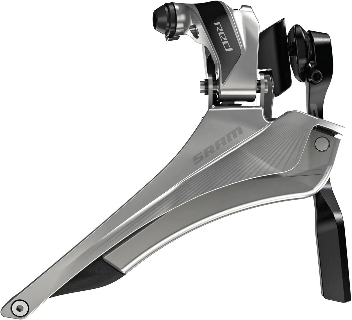 Sram voorderailleur red braze on yaw incl chainspotter red 22 - zwart