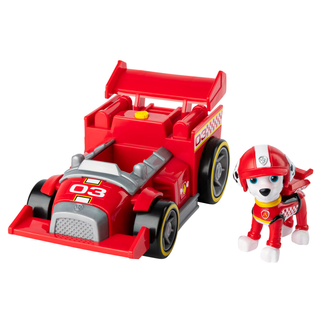 Paw Patrol Ready Race Rescue Marshall avec véhicule