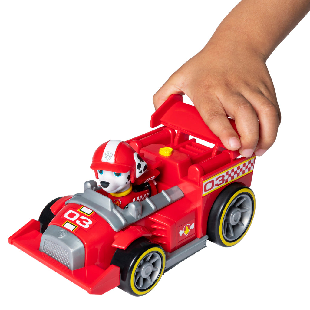 Paw patrol ready race rescue marshall met voertuig