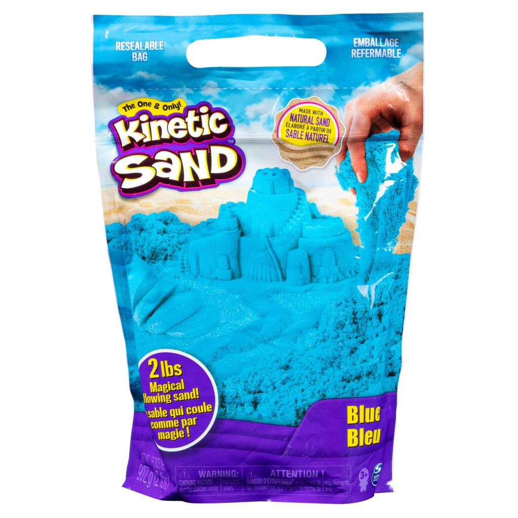 Kinetisk sand kinetisk sandfärg sandpåse blå 907g