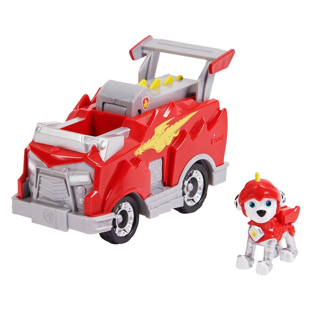 Paw Patrol Rescue Knights Marshall + Deluxe vozilo