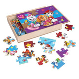 Paw Patrol 3in1 trepuslespill i boks 3x24 stykker