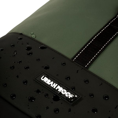 Urbanproof urban proof rolltop dubbeltas 38l groen recycled