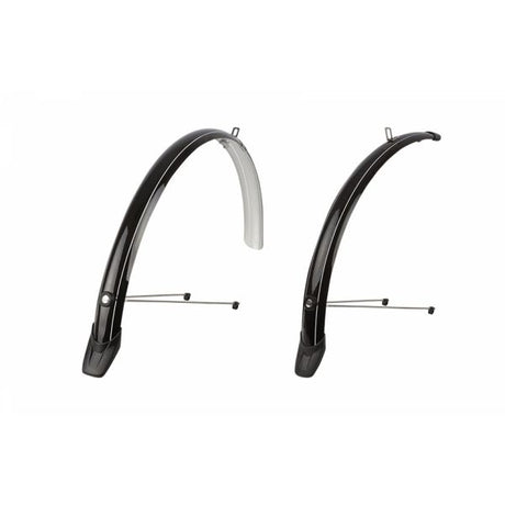 Spatbordset 28 51 mm Polisport Towny - zwart
