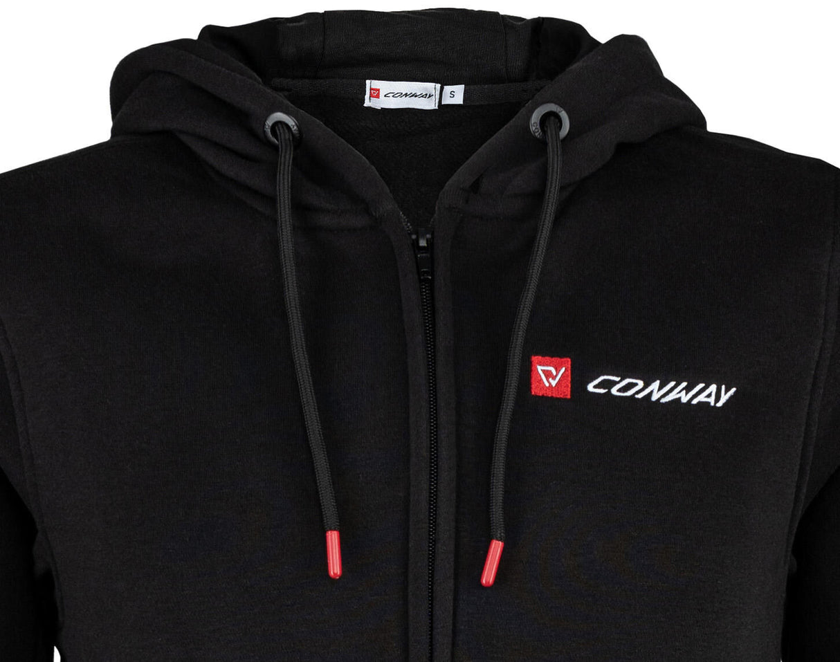 Conway sweater jas met capuchon logoline hooded sweatjacket logoline size 3xl black