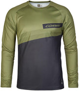 Conway shirt met lange mouwen ride tee ls jersey ride tee ls s moss black