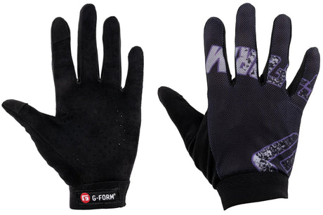 G-form handschuh tempo youth glove tempo youth size s m black purple