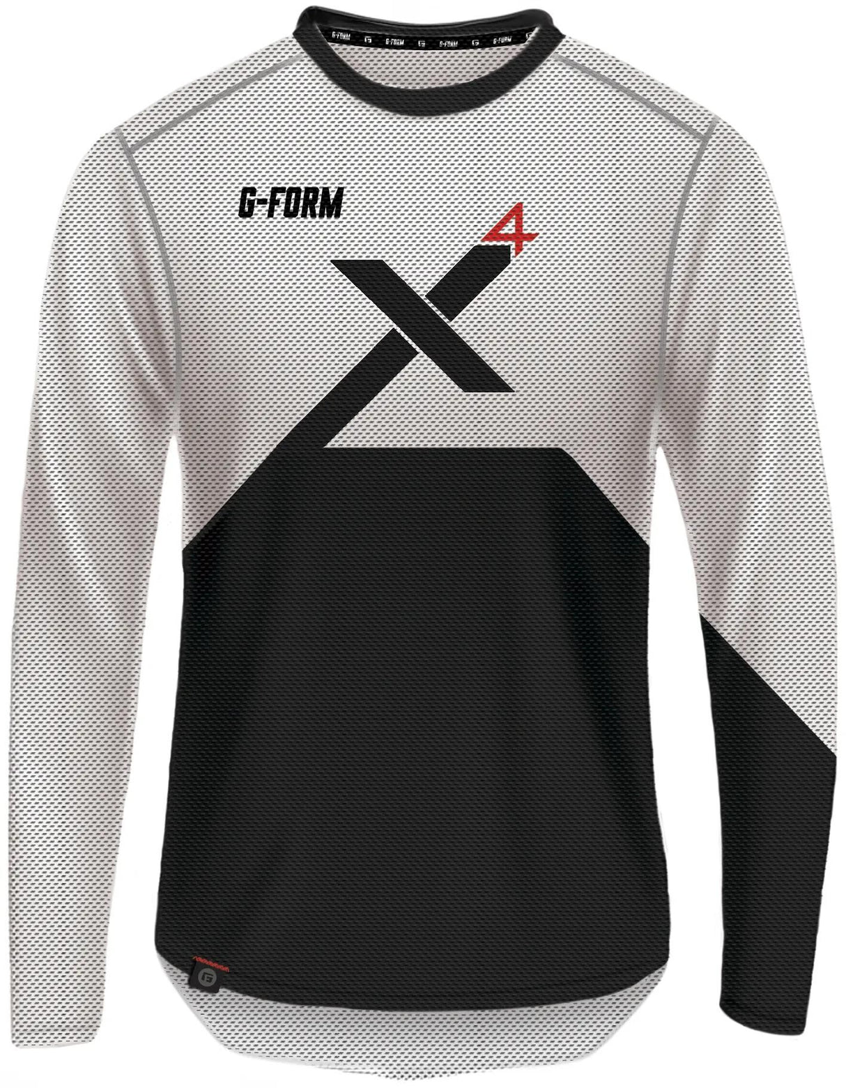 G-form langarmshirt pro-x4 longarm shirt pro x-4 size xl white bl.