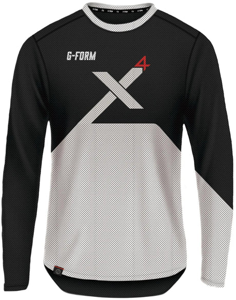 G-form langarmshirt pro-x4 longarm shirt pro x-4 size xl black white