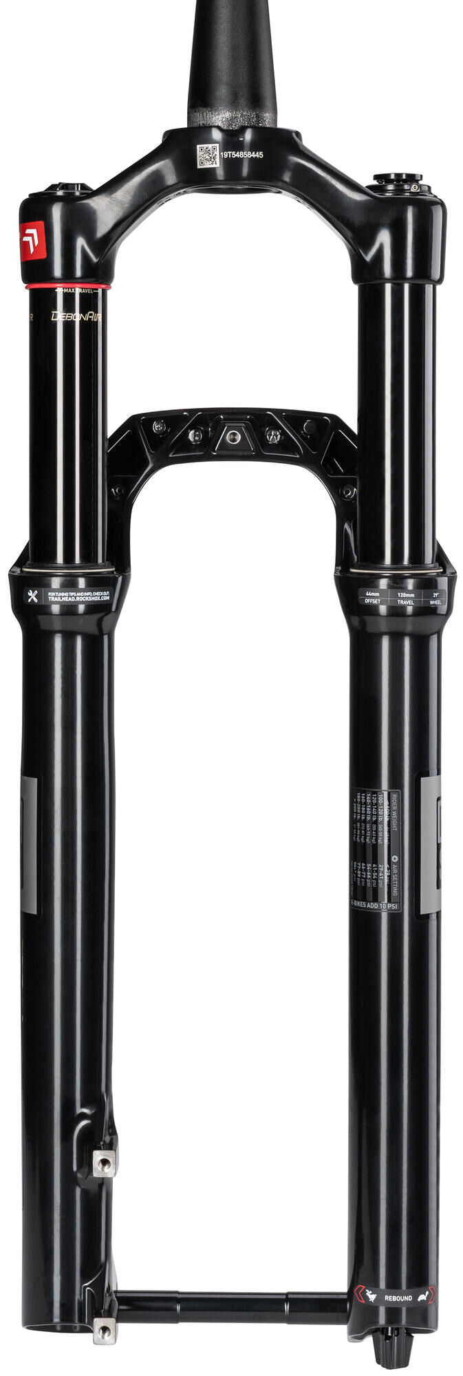 Rockshox federgabel reba gold rs suspension fork reba g 29 130mm 3p rmt 44 black