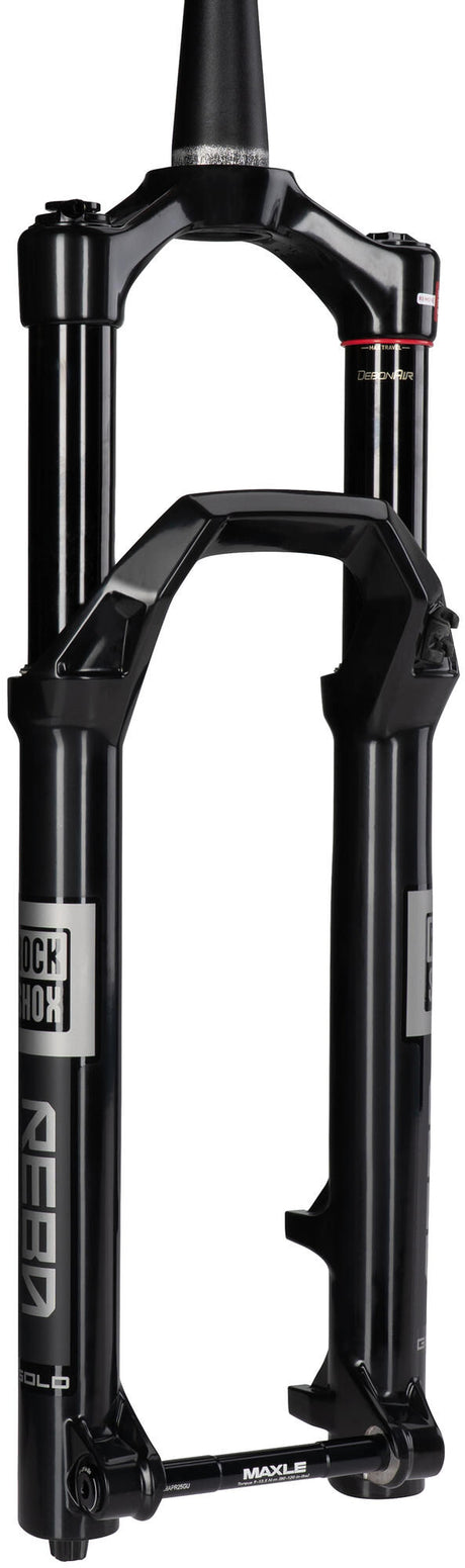 Rockshox federgabel reba gold isolator 3p rs suspension fork reba g 27 130mm 3p rmt 44 black