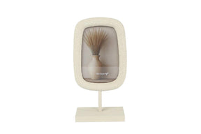 Fotolijst sela l (10x15) creme hout 12,5x5x25cm