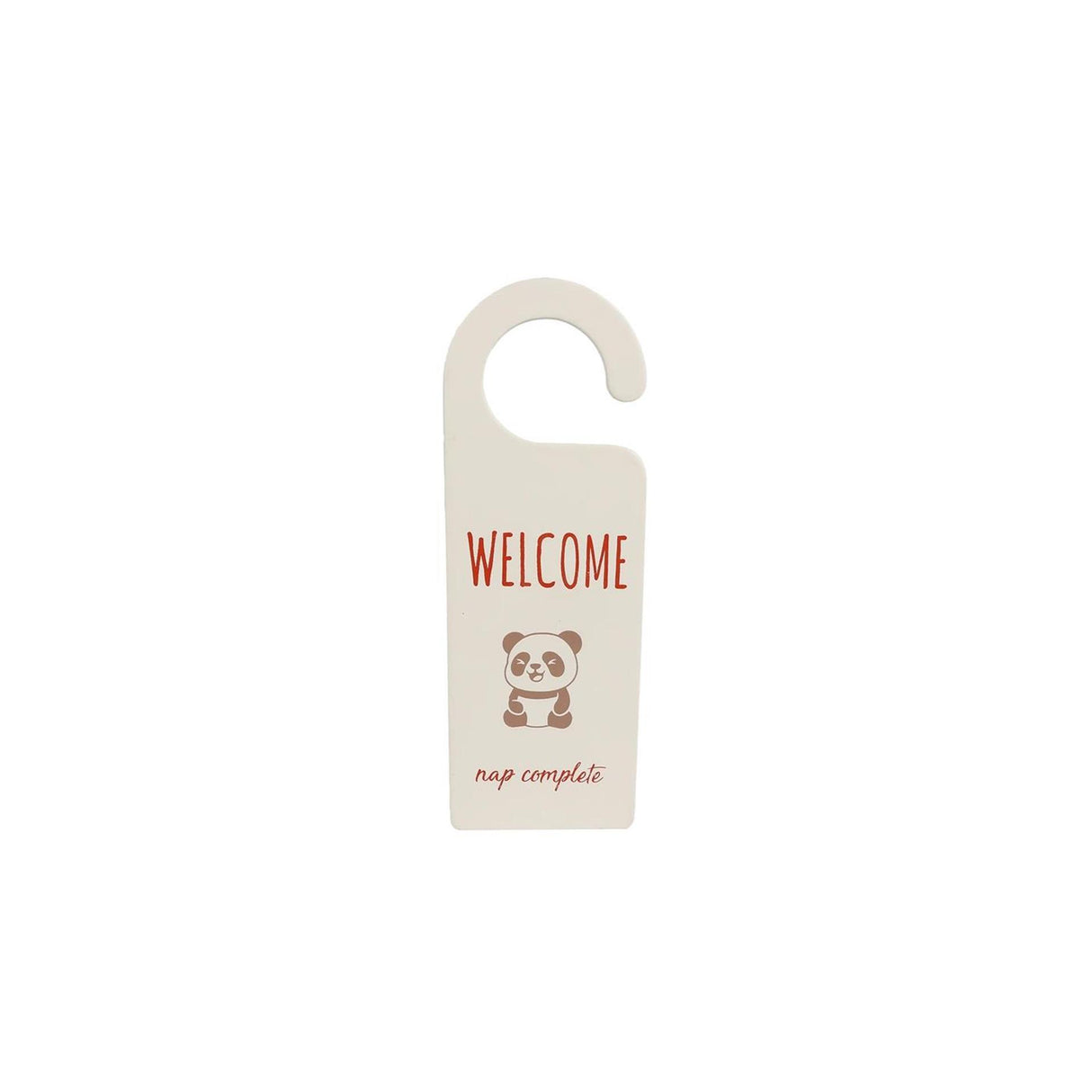 Deurhanger welcome disturb hout 7x20xcm