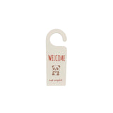 Deurhanger welcome disturb hout 7x20xcm