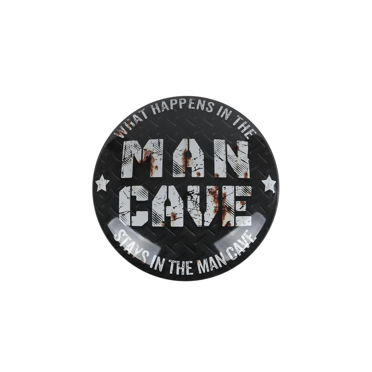 Wandbord mancave bol metaal 40x40cm
