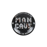 Wandbord mancave bol metaal 40x40cm