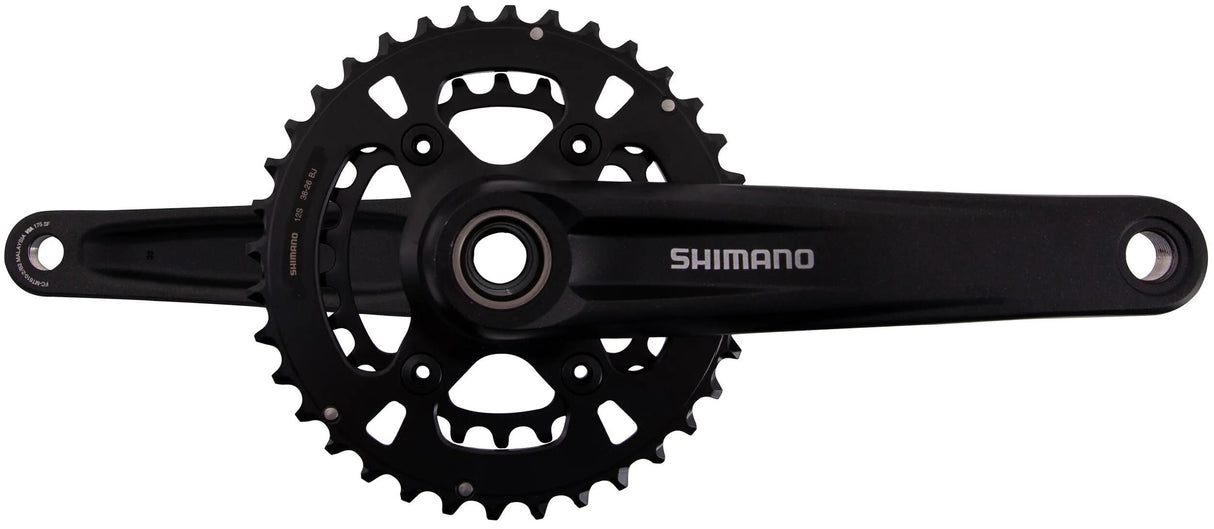 Shimano crankstel fc-mt610-2 und 610-b2 crankset shim.fc-mt610-2 and 610-b2 175mm