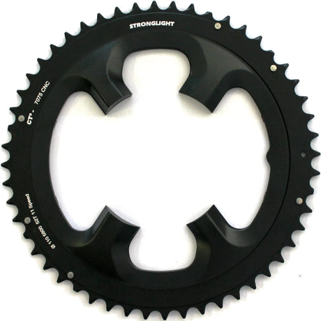 Stronglight kettingblad chain ring strongl. 52t outer alu black