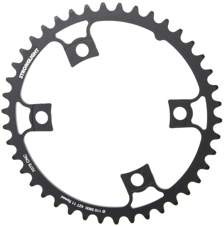 Stronglight kettingblad chain ring strongl. 42t inner alu black