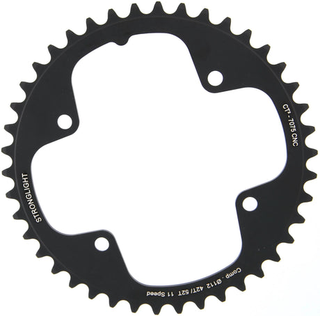 Stronglight kettingblad ct2 chain ring strongl. ct2 42t inner cer.-tefl.coat.