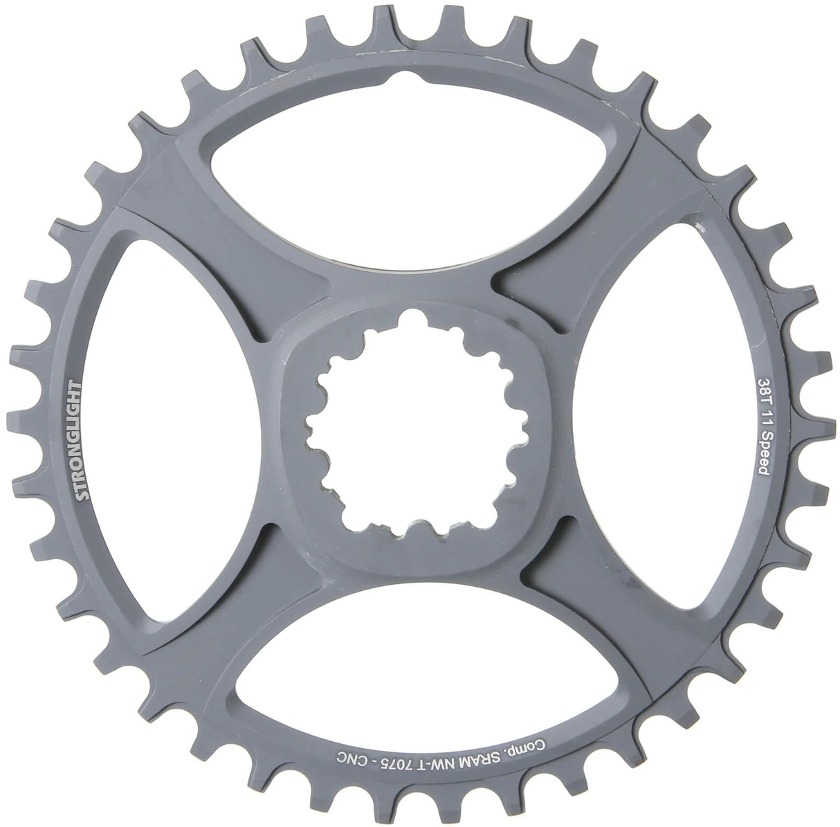 Stronglight kettingblad ht3 chain ring strongl.ht3 38t inner alu black