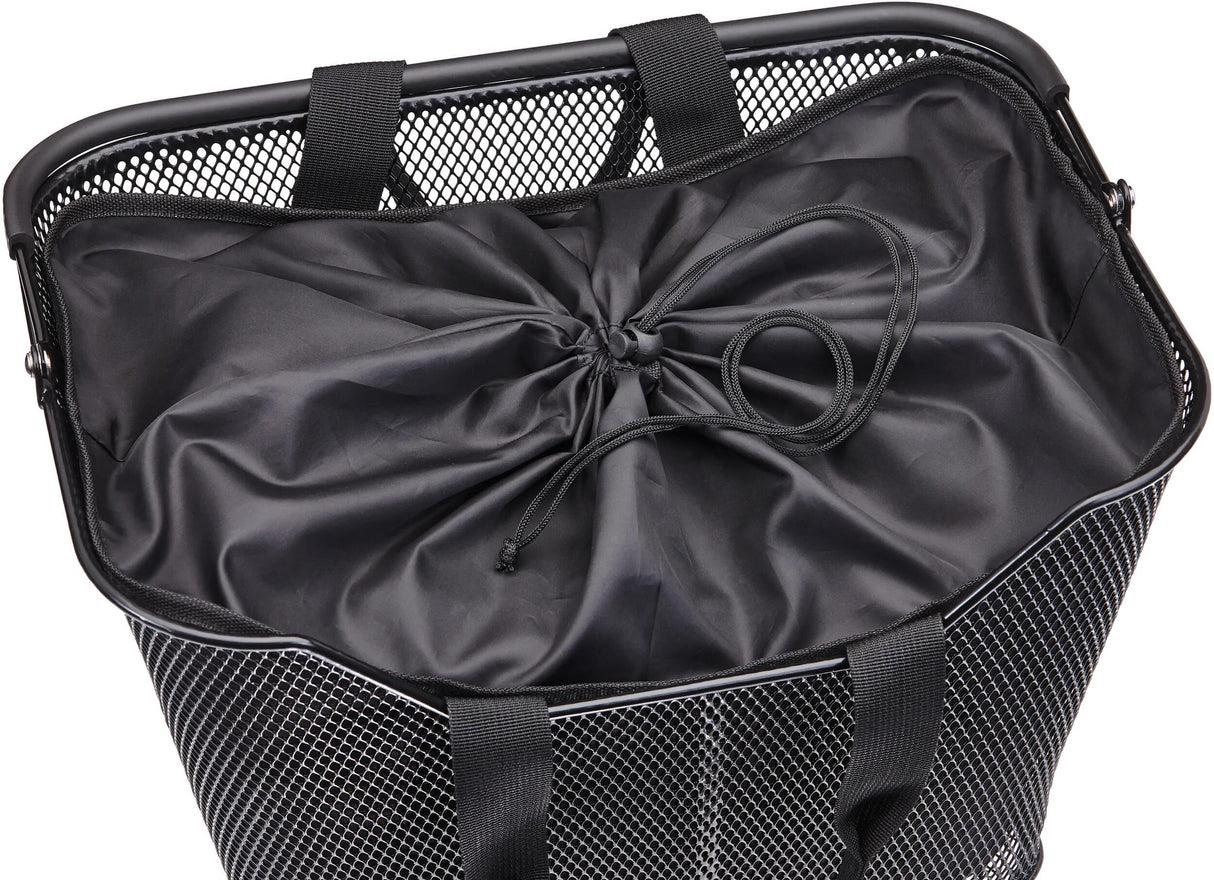 Racktime mandinzet lea basket insert lea black