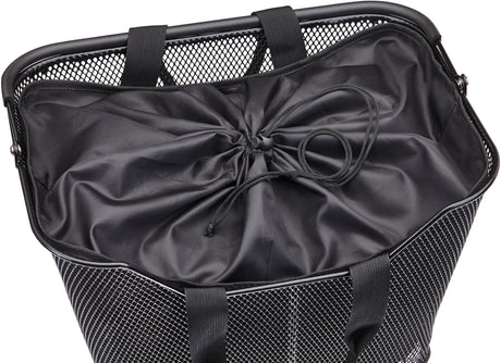 Racktime mandinzet lea basket insert lea black