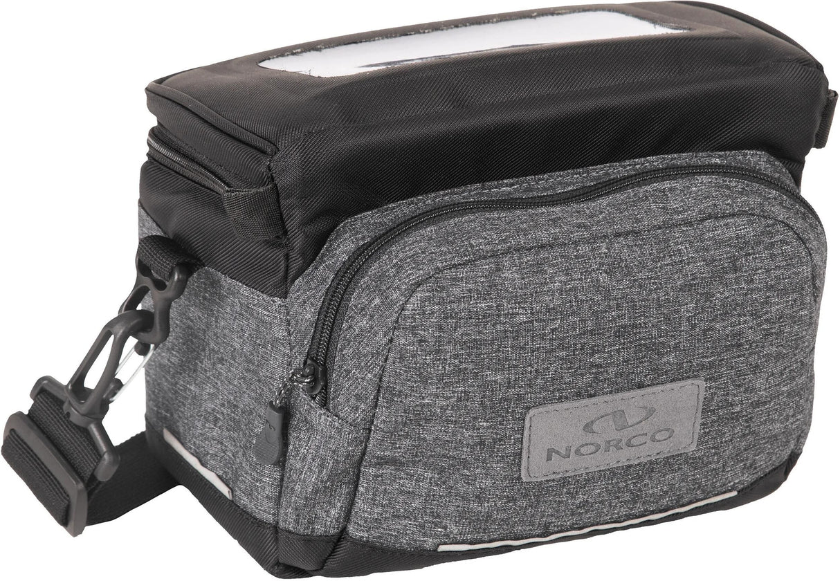 Norco stuurtas ashby handlebar bag ashby grey black