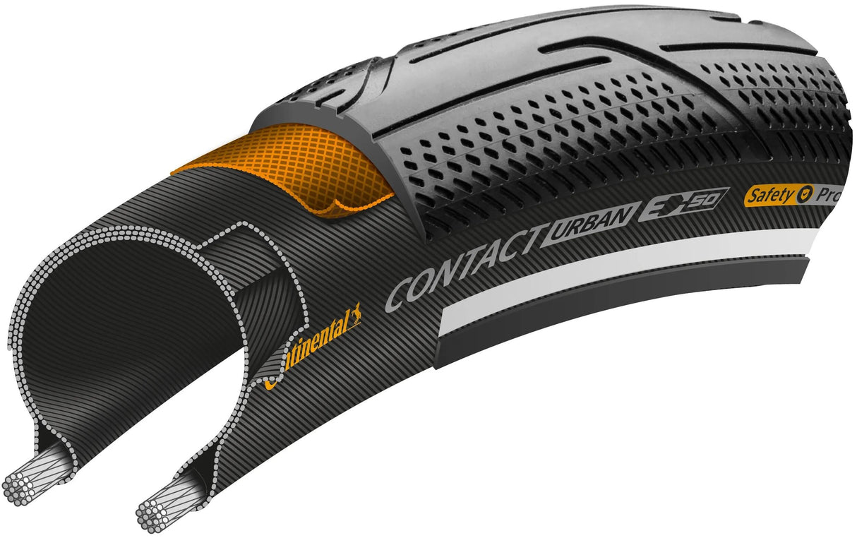 Continental buitenband contact urban tire conti contact urban 47-559 black reflex