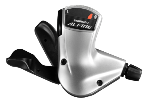 Shimano Alfine SL-S7000 Schakel-enhet Rapidfire höger 8 hastighet silver