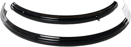 Spatborden set omafiets staal 28 inch zwart