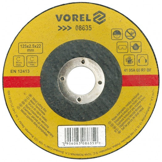 Vorel metalen schild 230*2,5mm