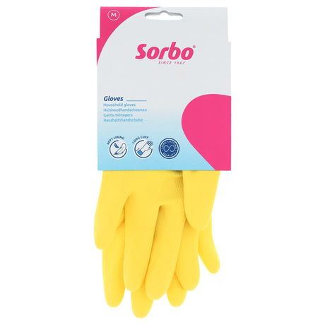 Sorbo schoonmaakhandschoenen strong m - huishoudhandschoenen met antislip en lang manchet m