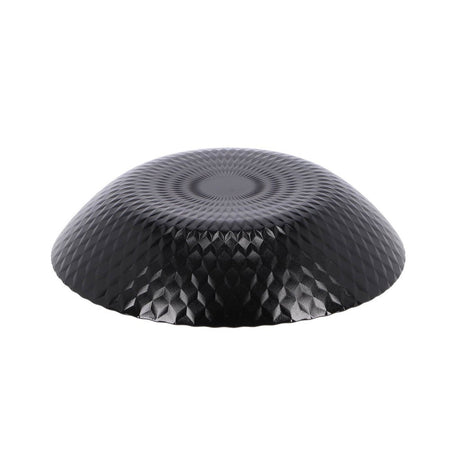 No brand diep bord d20 cm pampille zwart | 4 stuks