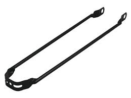 Fender rod Al8a 28 inch steel black each