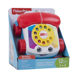 Fisher-price peutertelefoon - met trektrouw - speelgoedtelefoon