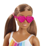 Barbie loves the ocean pop regenboogjurk