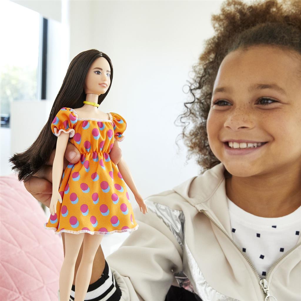 Mattel fashionistas svart vit klänning