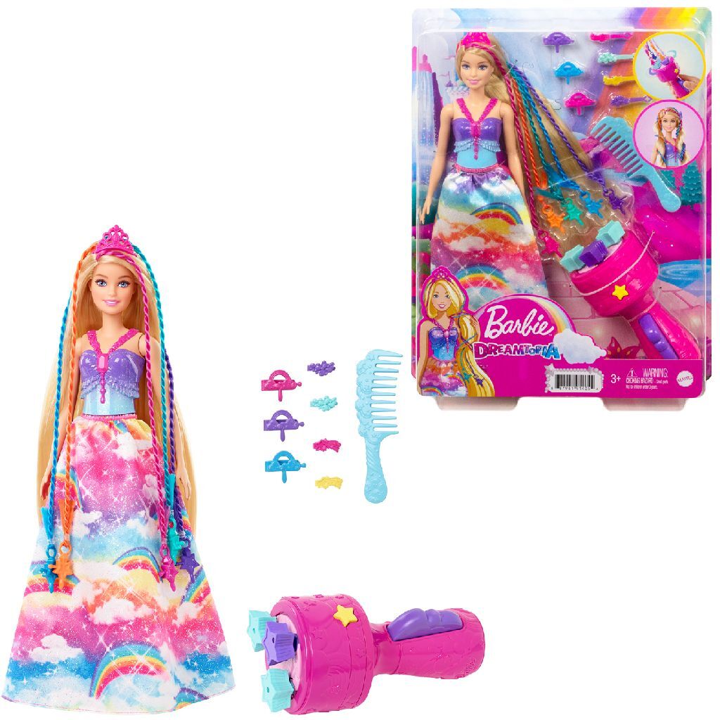 Barbie Dreamtopia Hair Care Doll + Accessoires